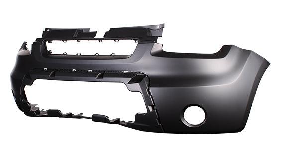 2010-2011 Kia Soul Front Bumper Primed Without Ground Effects , KI1000147. Replacement part ready for install.