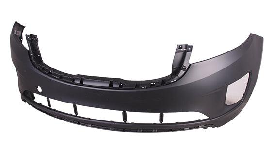 2015-2018 Kia Sedona Front Bumper Primed Without Park Assist L/Lx/Ex/Sx , KI1000171. Durable and impact-resistant.