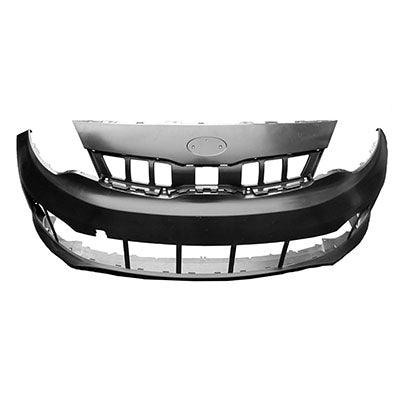 2016-2017 Kia Rio Sedan Front Bumper Primed , KI1000177. Angle view for visual reference.