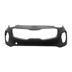 2017-2019 Kia Sportage Front Bumper Primed Without Sensor , KI1000180. OEM-quality exterior component.
