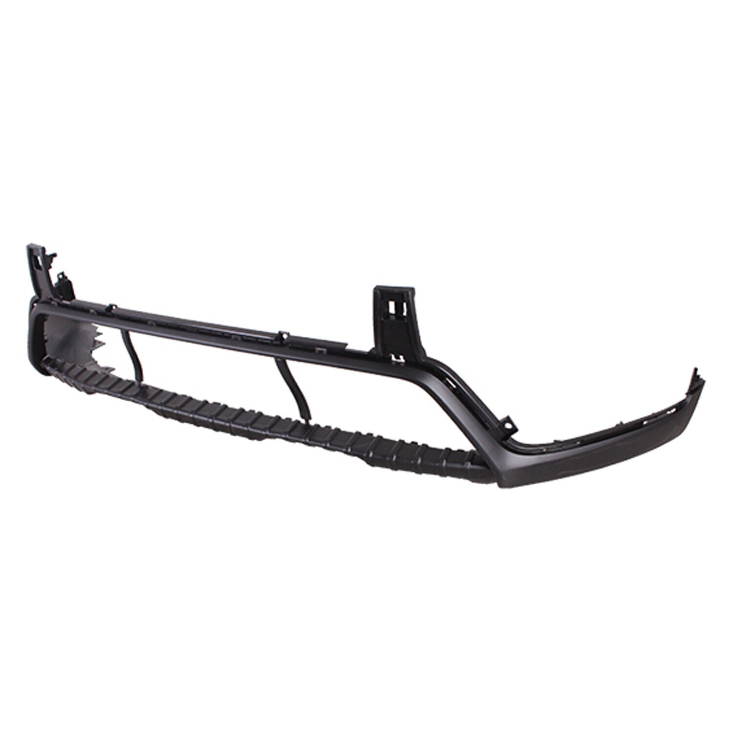 2020-2022 Kia Niro Front Lower Bumper Partially Textured Black , KI1015119. Side view of the replacement part.