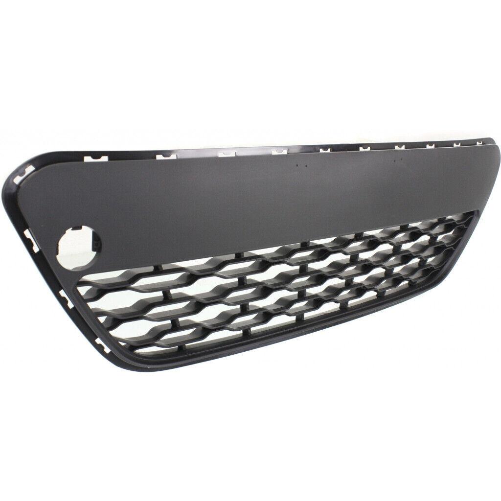 2012-2015 Kia Rio Hatchback Grille Lower Center Matte-Dark Gray , KI1036118. Professional-grade auto body part.
