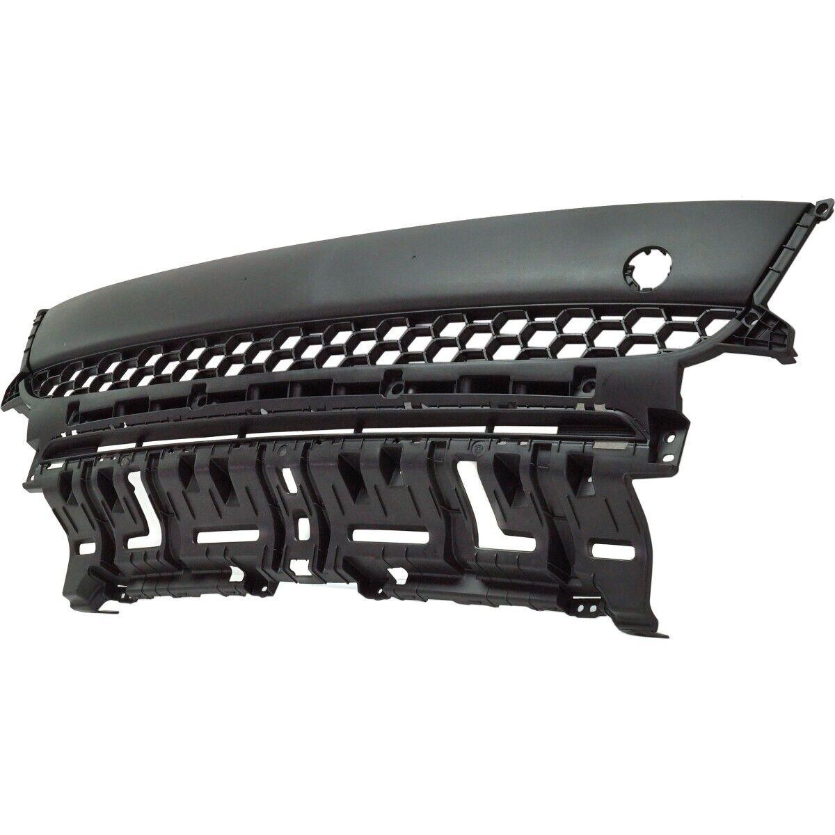 2017-2019 Kia Soul Grille Lower Textured Black Base/Lx/Ex Model , KI1036136. Side view of the replacement part.