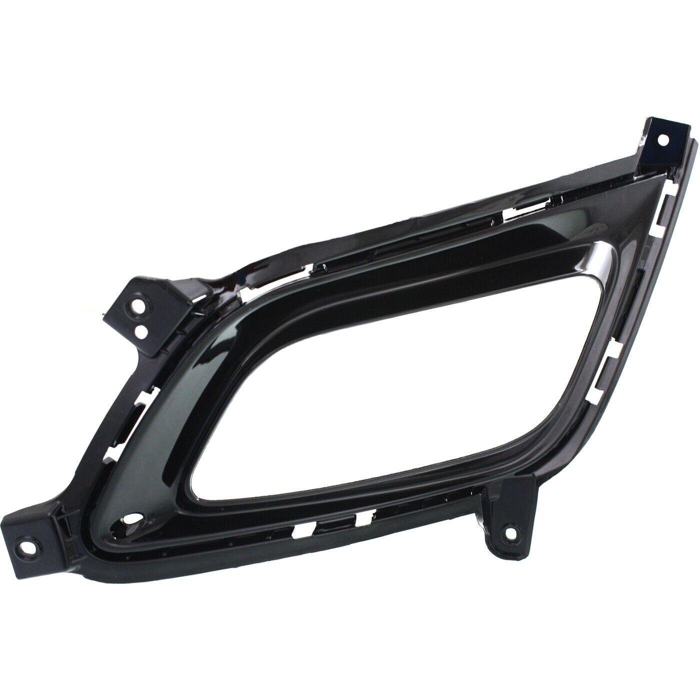 2014-2015 Kia Optima Fog Lamp Bezel Front Driver Side (Bulb Type) , KI1038115. Angle view for visual reference.