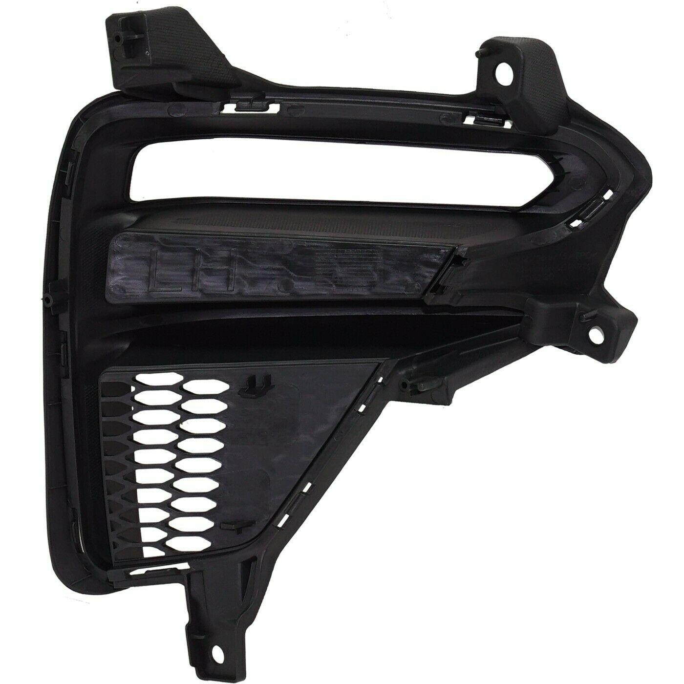 2019-2021 Kia Forte Daytime Running Lamp Bezel Driver Side Textured , KI1038134. High-quality aftermarket part.