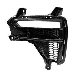 2019-2021 Kia Forte Fog Lamp Bezel Front Driver Side Black Sdn , KI1038135. Replacement part ready for install.