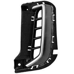 2020-2022 Kia Telluride Grille Driver Side Black With Chrome Moulding , KI1038141. Perfect fit and finish.