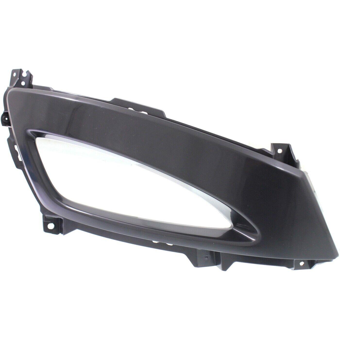 2011-2013 Kia Optima Fog Lamp Bezel Front Passenger Side Matte-Black , KI1039108. Tested for reliable performance.