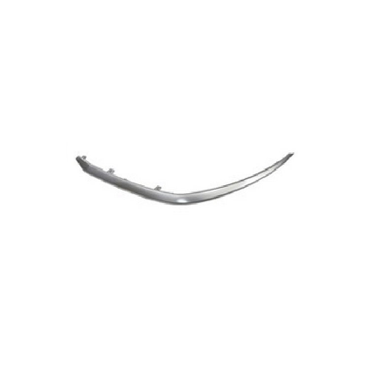 2022-2023 Kia Forte Bumper Molding Front Driver Side Satin Chrome Gt/ Gt-Line , KI1046111. Perfect fit and finish.
