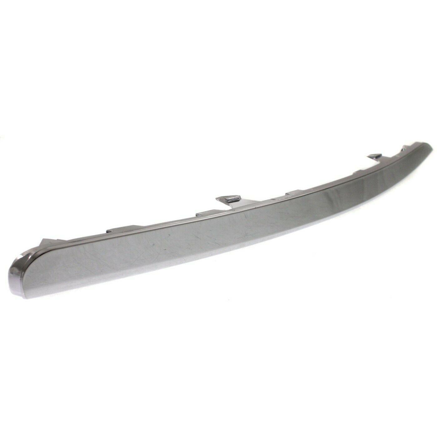 2011-2016 Kia Sportage Bumper Moulding Front Passenger Side Chrome , KI1047103. Factory-style replacement part.