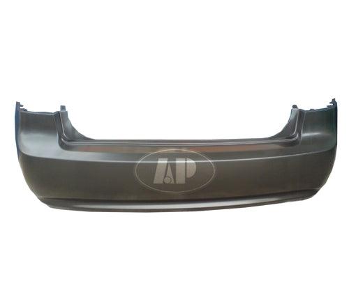 2006-2008 Kia Magentis Bumper Rear Black Without Moulding , KI1100134. Exact fit for vehicle restoration.