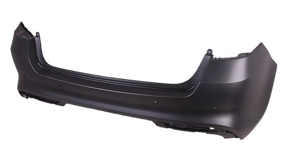 2016-2018 Kia Optima Rear Bumper Primed With Sensor Hole , KI1100205. OEM-style replacement.