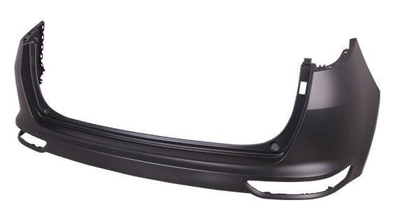 2017-2019 Kia Sportage Rear Upper Bumper Primed Without Sensor , KI1100206. OEM-style replacement.