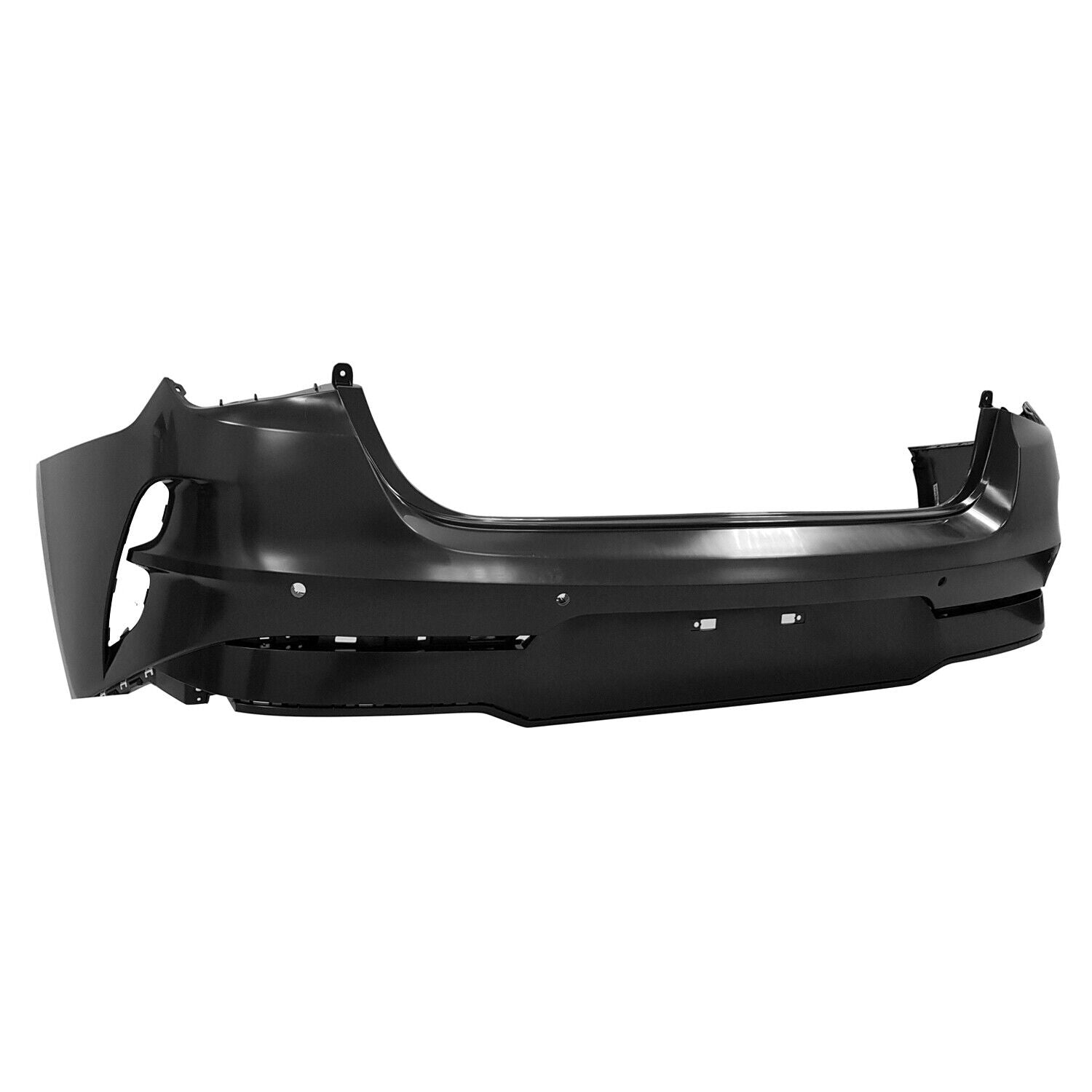 2021-2023 Kia K5 Rear Bumper Primed With Sensor Gt/ Gt-Line Models , KI1100236. Side view of the replacement part.