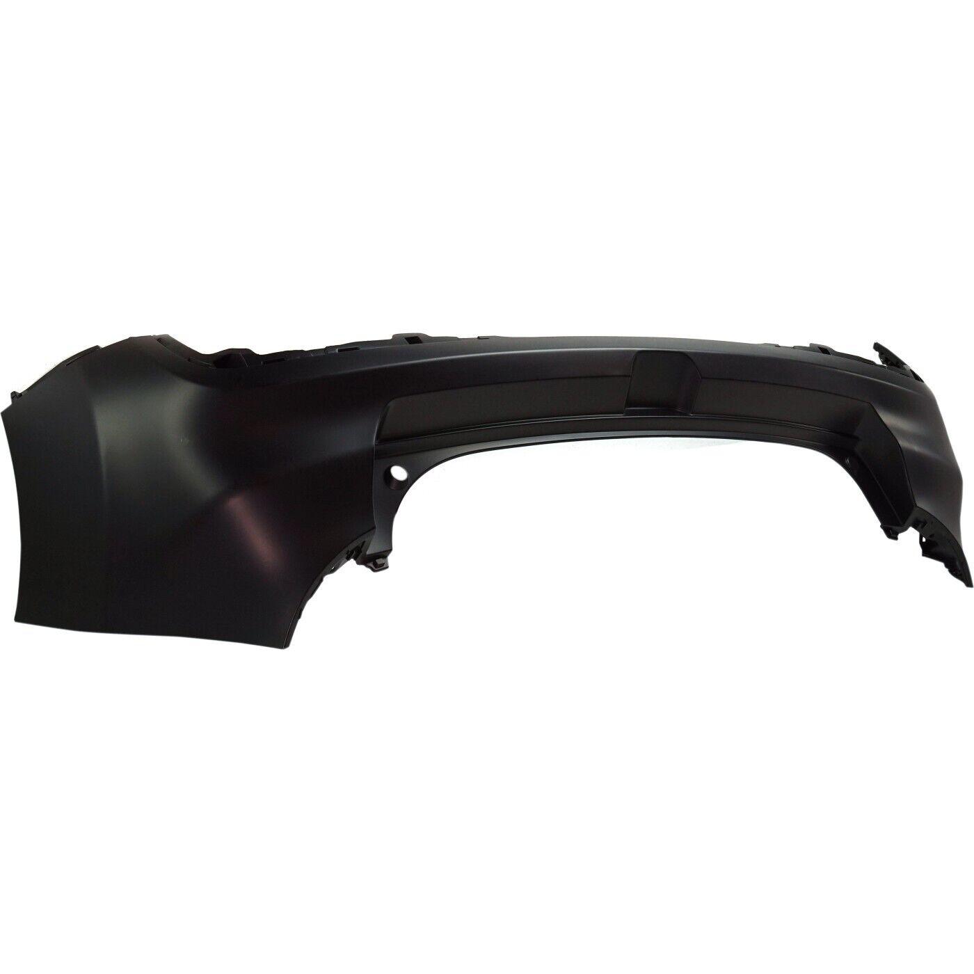 2017-2019 Kia Soul Rear Upper Bumper Primed With Blind Spot Bracket , KI1114108. Installed view for reference.