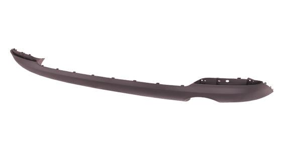 2014-2016 Kia Forte Rear Lower Bumper Matt-Dark Gray With Exht Hole , KI1115105. High-quality aftermarket part.