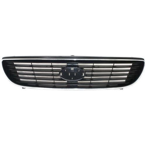 2006-2008 Kia Magentis Grille Chrome/Black , KI1200122. Professional-grade auto body part.