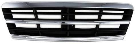2004-2006 Kia Optima Grille Chrome , KI1200126. Side view of the replacement part.