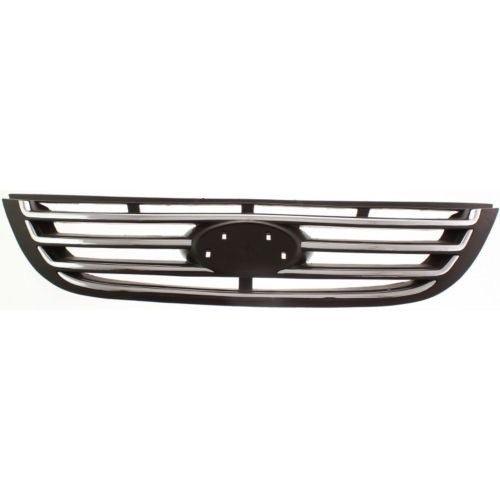 2007-2008 Kia Spectra Grille Chrome/Black , KI1200127. OEM-quality exterior component.