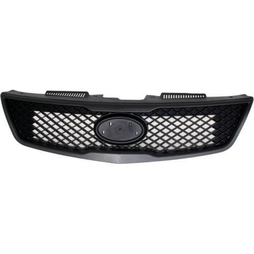 2010 Kia Forte Grille Black With Textured Moulding Sdn , KI1200138. Precision fitment for collision repair.