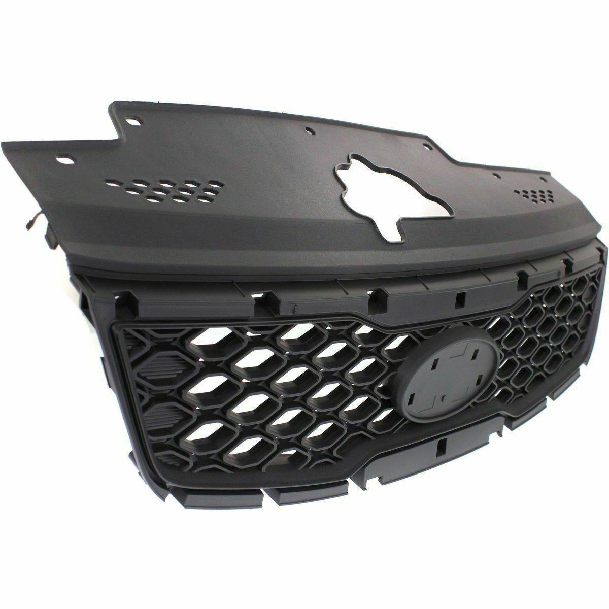 2010-2011 Kia Rio Sedan Grille (Without Chrome Mldg) , KI1200150. Durable and impact-resistant.