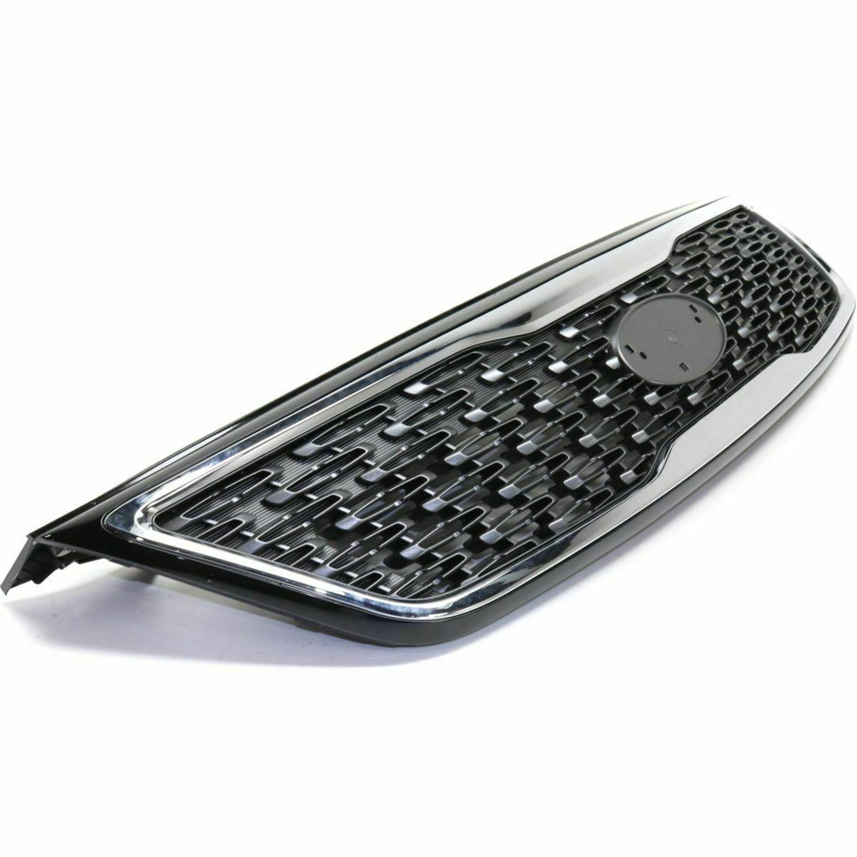2014-2015 Kia Sorento Grille Painted Silver With Chrome Mldg Sx Model , KI1200157. OEM-style replacement.