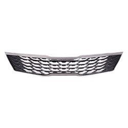 2019-2020 Kia Optima Grille Ptd Silver Gray With Chrome Moulding Lx Model , KI1200203. Perfect fit and finish.