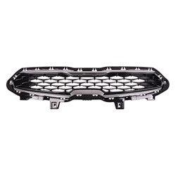 2019-2021 Kia Forte Grille Ptd Black With Chrome Moulding Ex/S Model , KI1200205. High-strength and long-lasting.