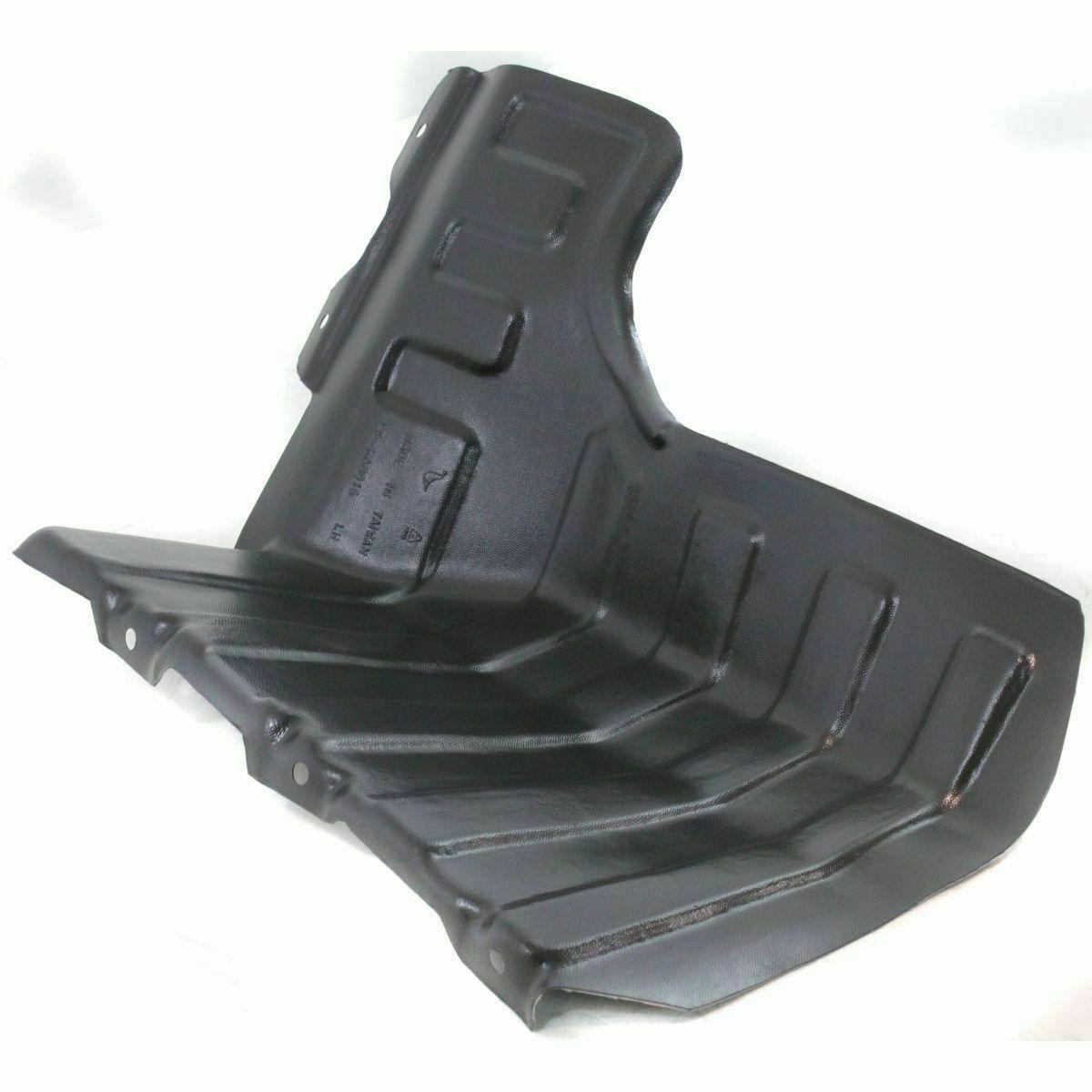 2010-2011 Kia Soul Engine Splash Shield Driver Side , KI1228124. Side view of the replacement part.