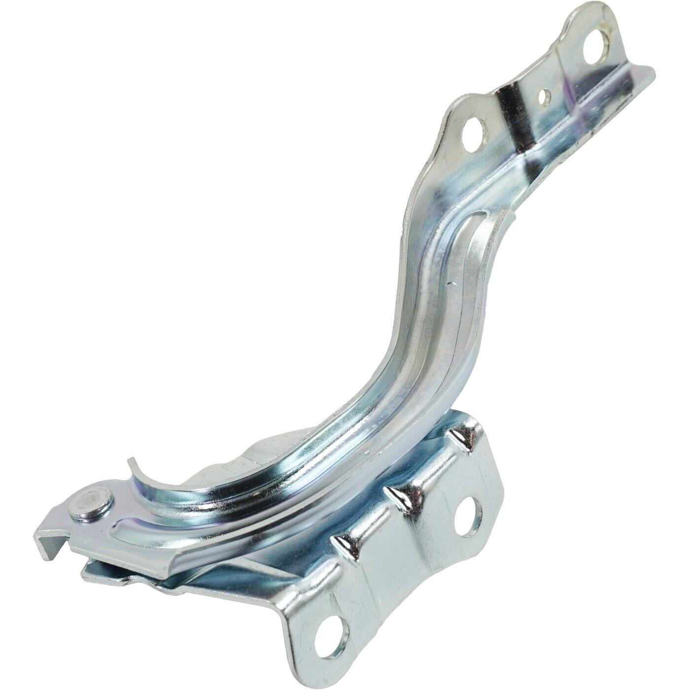 2018-2023 Kia Rio Hatchback Hood Hinge Driver Side Steel , KI1236174. Side view of the replacement part.