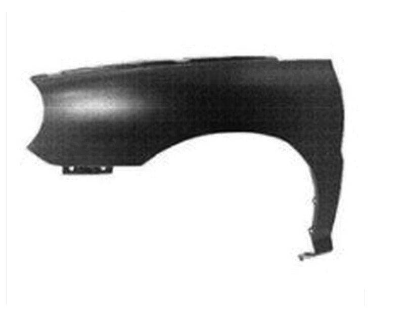 2001-2002 Kia Rio Sedan Front Passenger Side Fender , KI1241104. Angle view for visual reference.