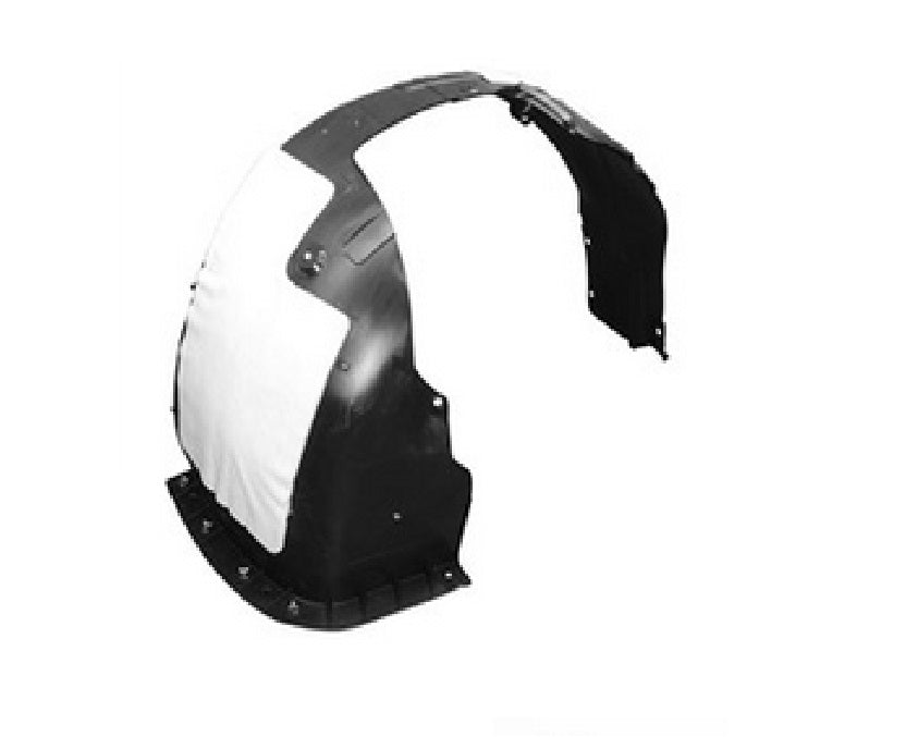 2022-2023 Kia Forte Fender Liner Front Passenger Side , KI1249174. Side view of the replacement part.