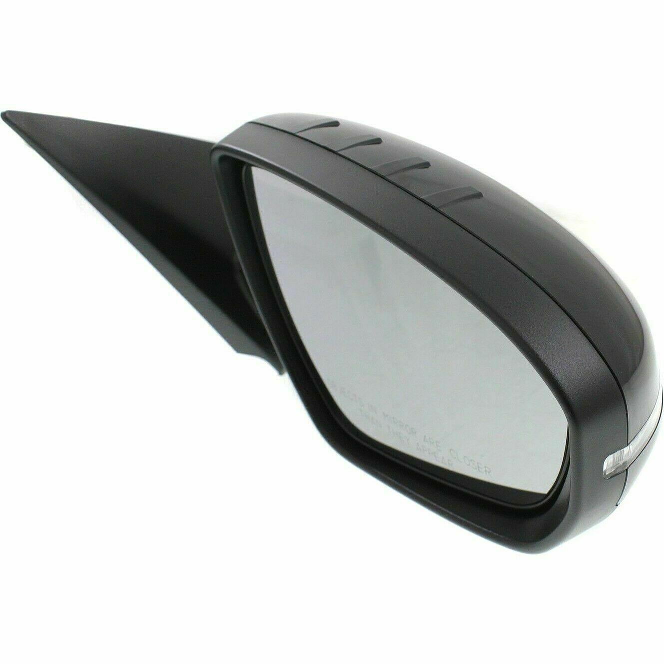 2014-2015 Kia Optima Mirror Passenger Side Power , KI1321175. Side view of the replacement part.