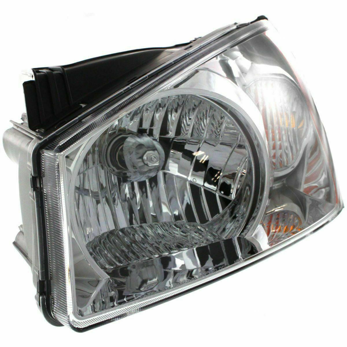 2004-2006 Kia Spectra Head Lamp Driver Side Chrome Lx Model , KI2502116. Side view of the replacement part.