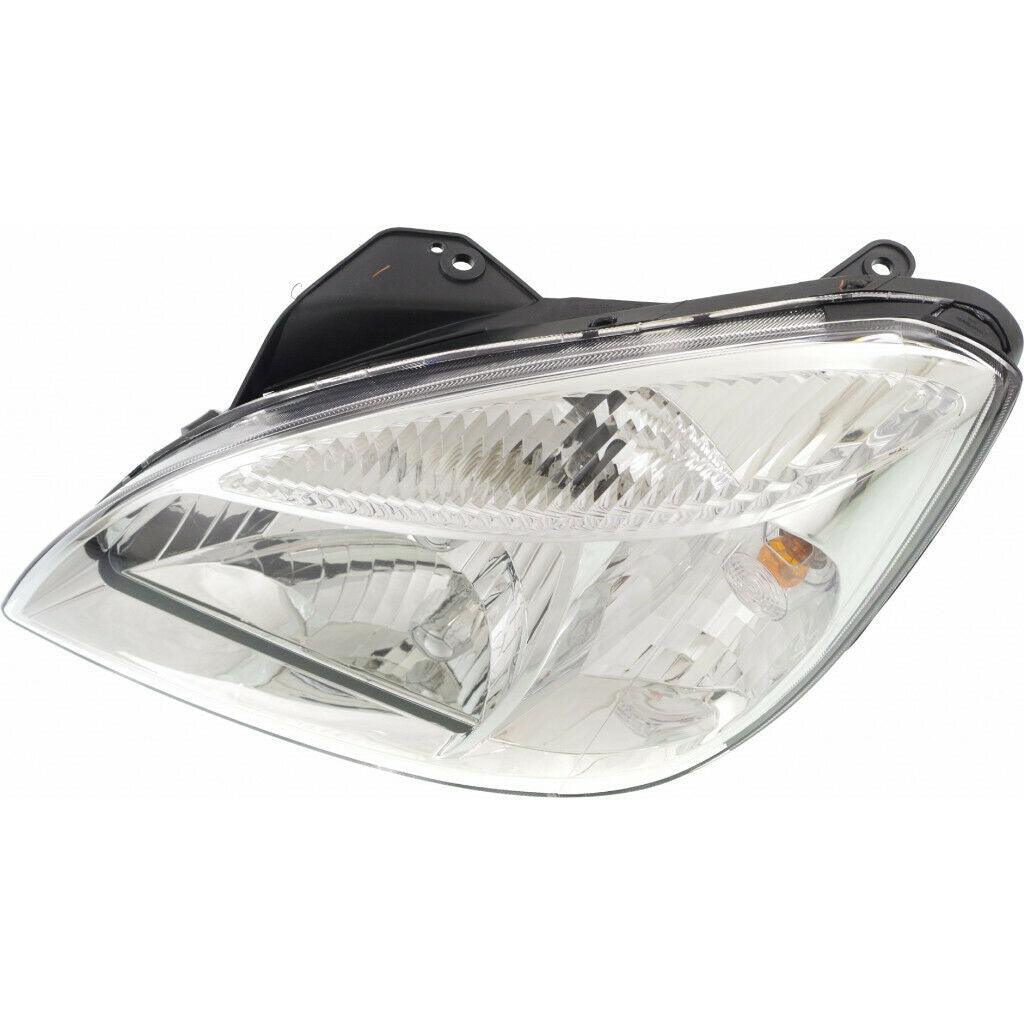 2009-2011 Kia Rio5 Head Lamp Driver Side Chrome Bezel , KI2502142. Made with quality materials.