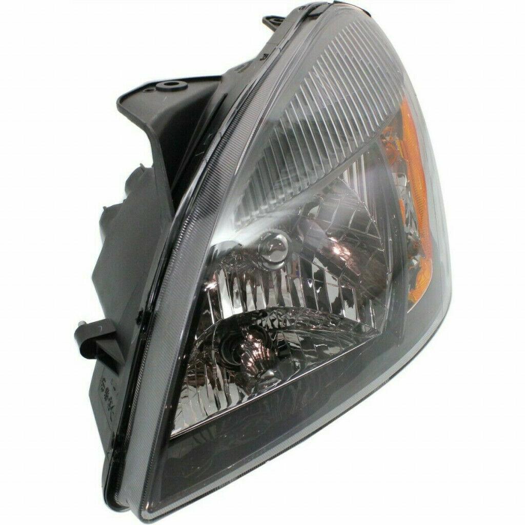 2010-2011 Kia Rio5 Head Lamp Driver Side Black Bezel , KI2502153. OEM-quality exterior component.