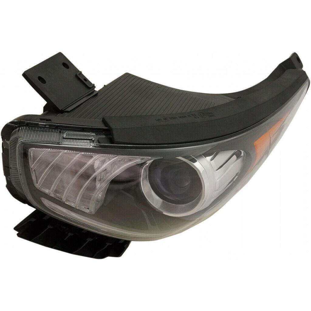 2017-2019 Kia Niro Head Lamp Driver Side Halogen , KI2502210. Precision fitment for collision repair.