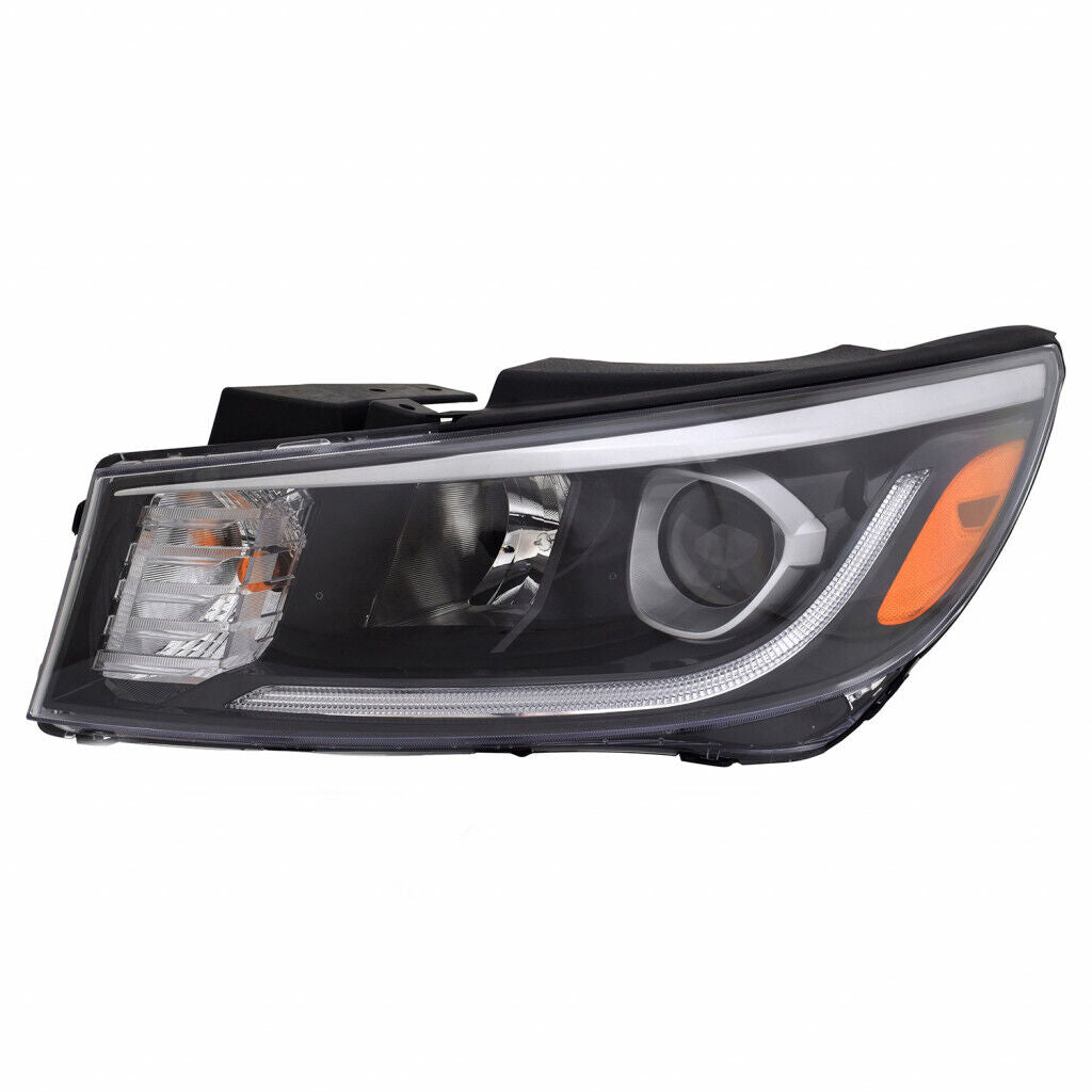 2019-2021 Kia Sedona Head Lamp Driver Side Halogen Without Led Position Lamp , KI2502238.   component.