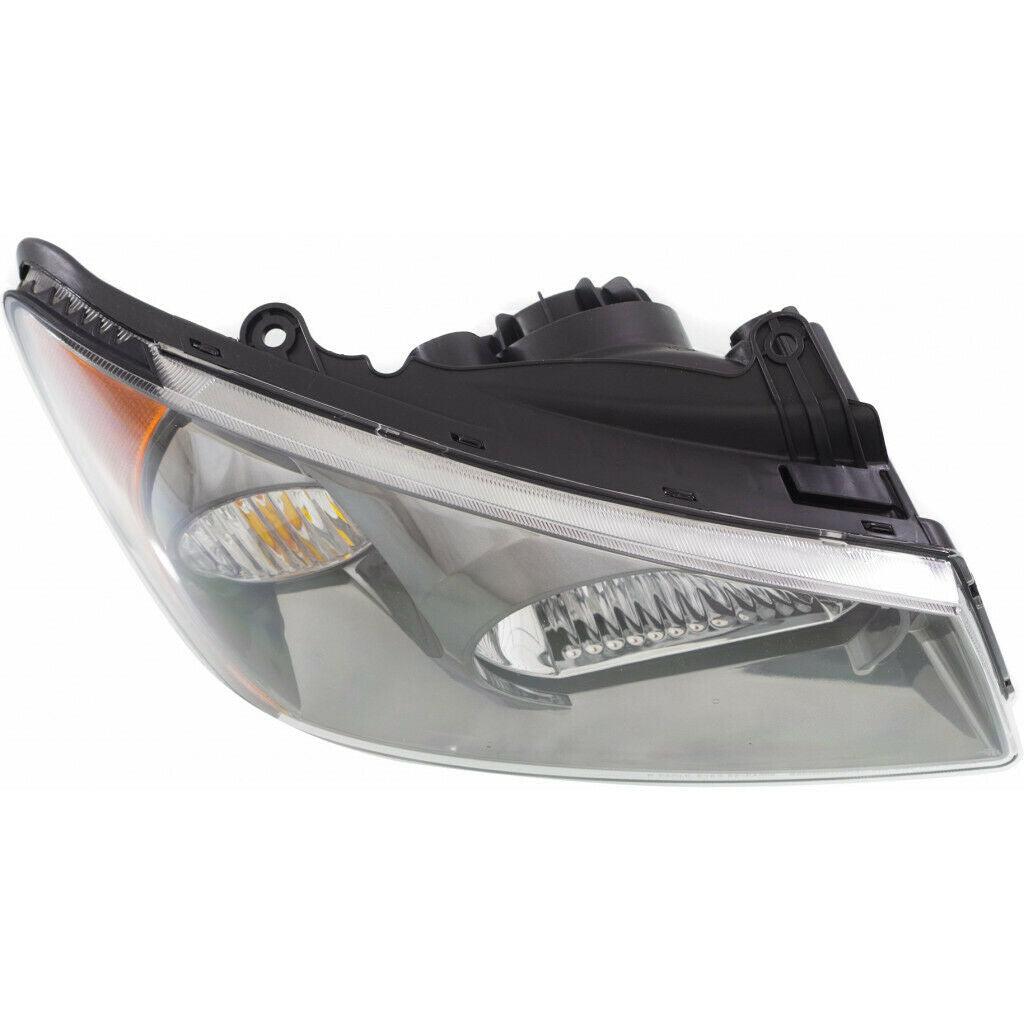 2005-2006 Kia Spectra5 Head Lamp Passenger Side (Smoked) Ex/Sx , KI2503117. Angle view for visual reference.