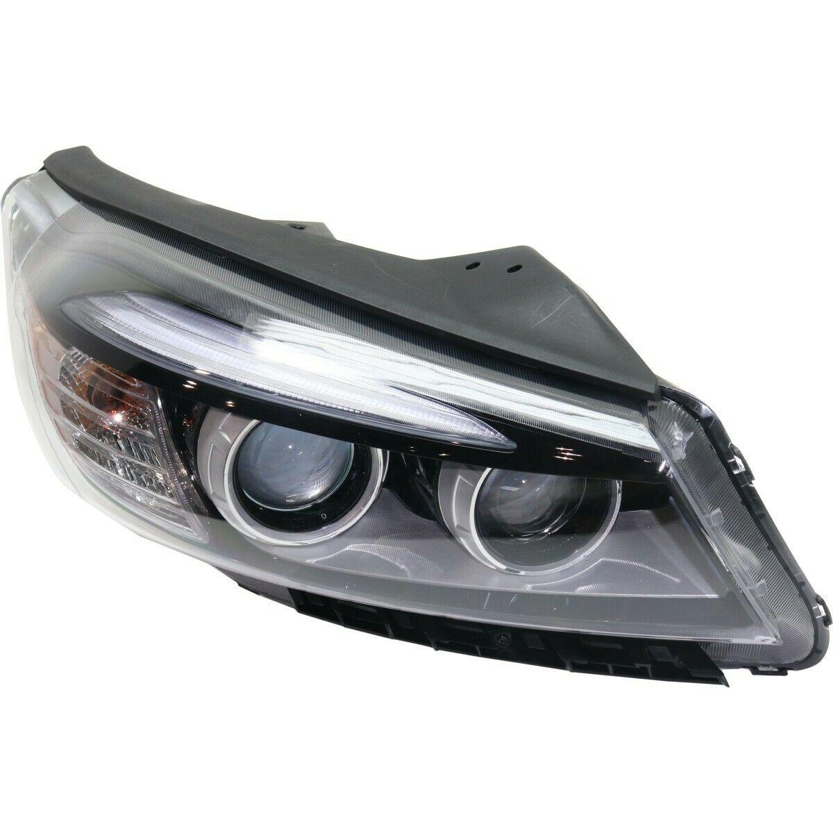 2016-2018 Kia Sorento Head Lamp Passenger Side With Led Without Led Accent Light , KI2503185. Lightweight yet durable construction.