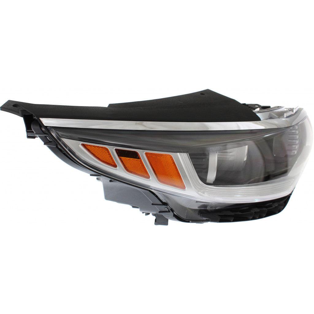 2016-2018 Kia Optima Head Lamp Passenger Side Halogen Projector Type 1 , KI2503196. Installed view for reference.
