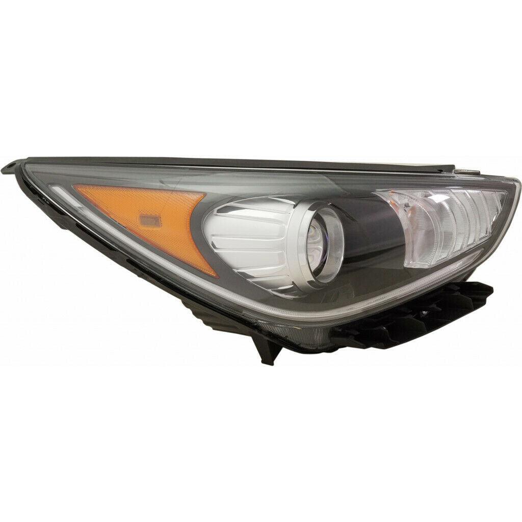 2017-2019 Kia Niro Head Lamp Passenger Side Halogen , KI2503210. Angle view for visual reference.