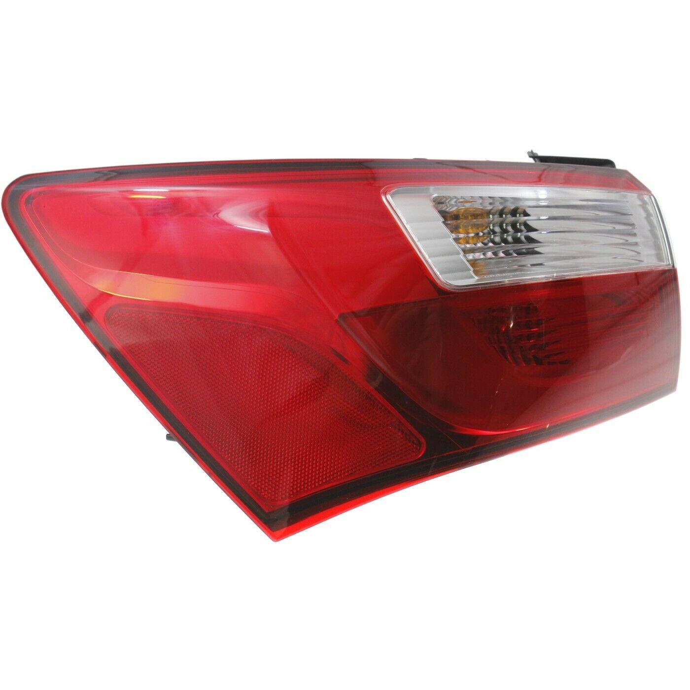 2012-2017 Kia Rio Sedan Tail Lamp Driver Side Without Led Ex/Lx , KI2804109. Designed for OEM alignment.