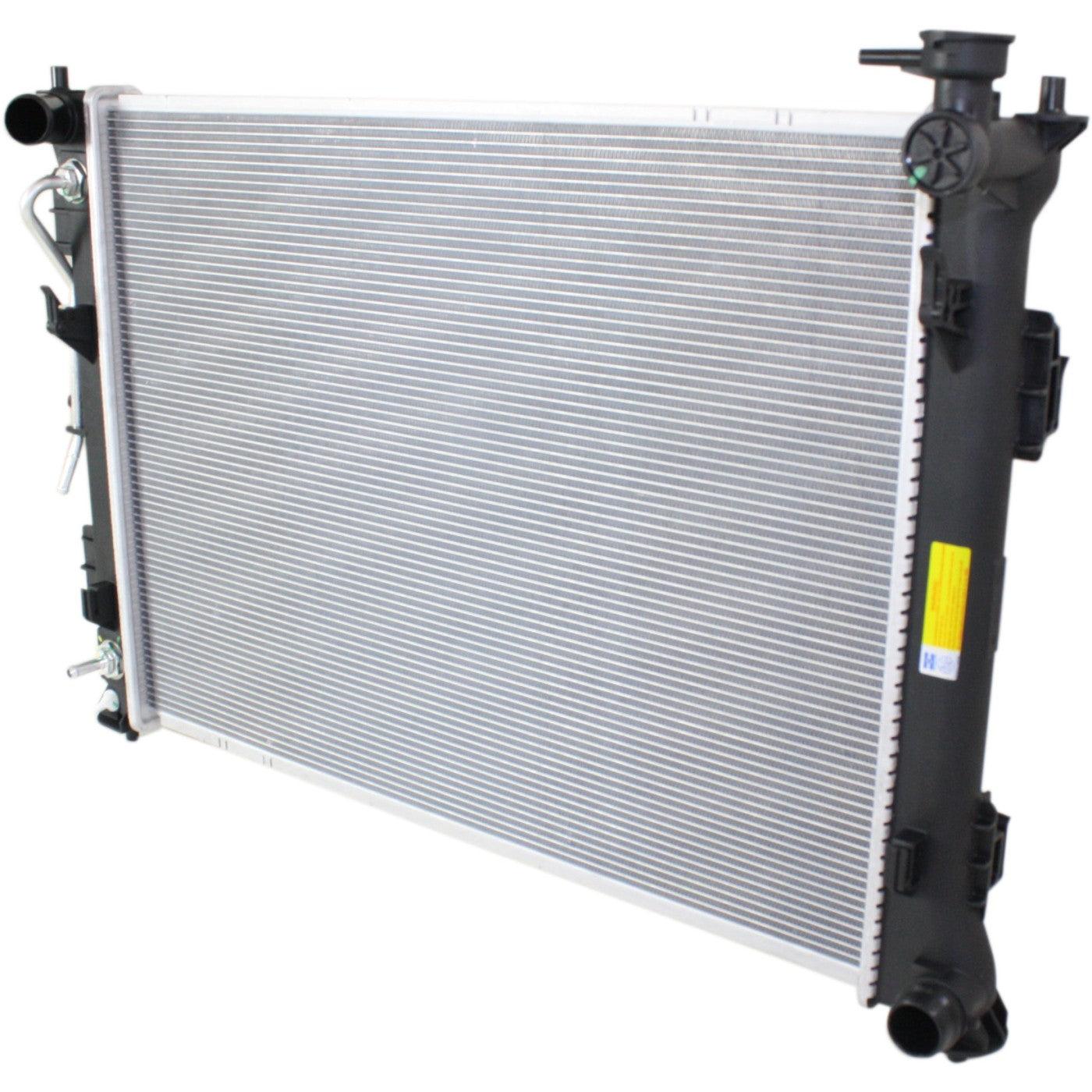2011-2013 Kia Optima Radiator , KI3010163. Side view of the replacement part.
