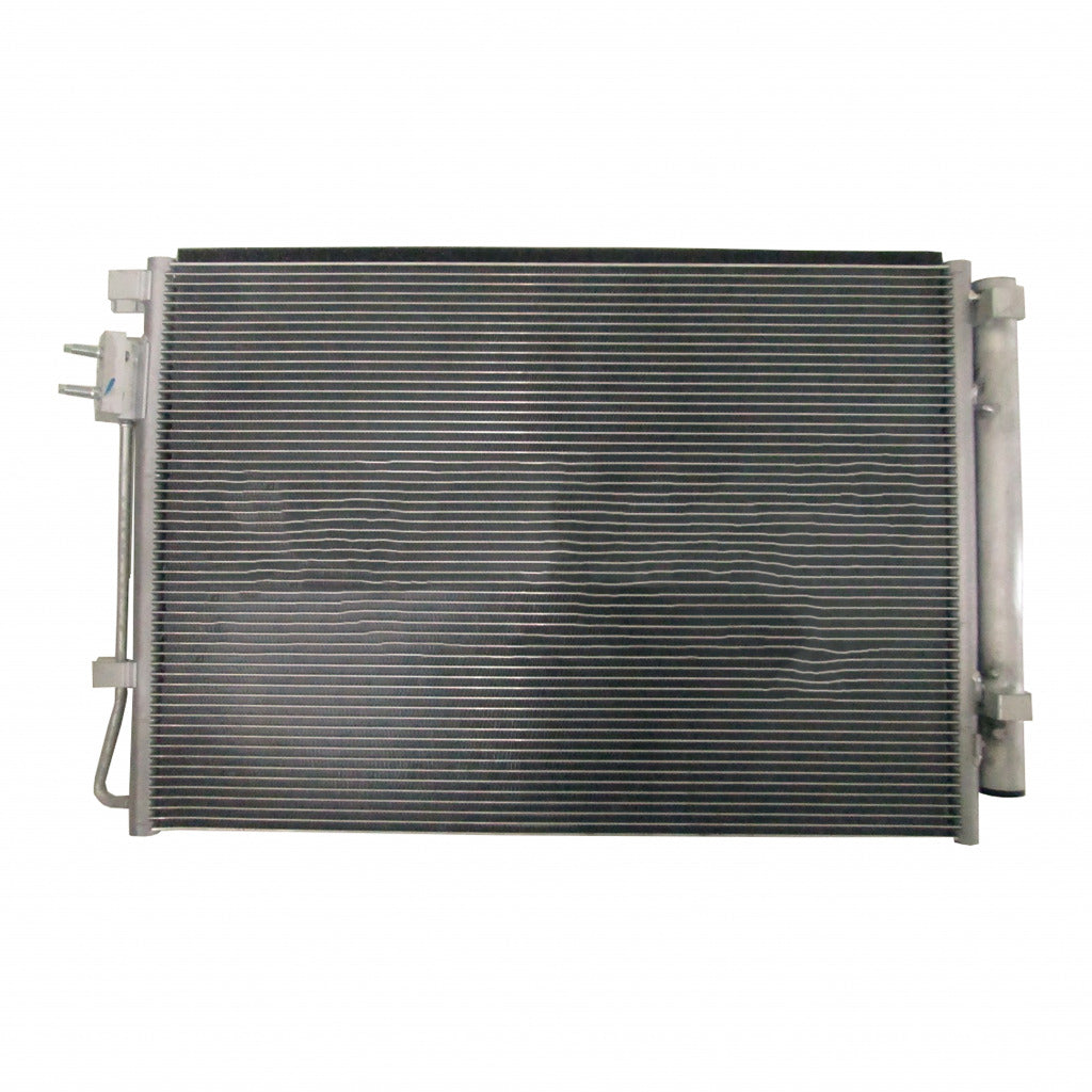 2018-2020 Kia Rio Sedan Condenser , KI3030146. Angle view for visual reference.
