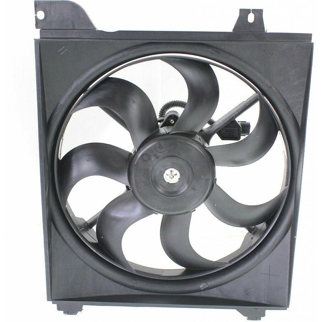 2008-2010 Kia Rio5 Cooling Fan Assy , KI3115132. Angle view for visual reference.