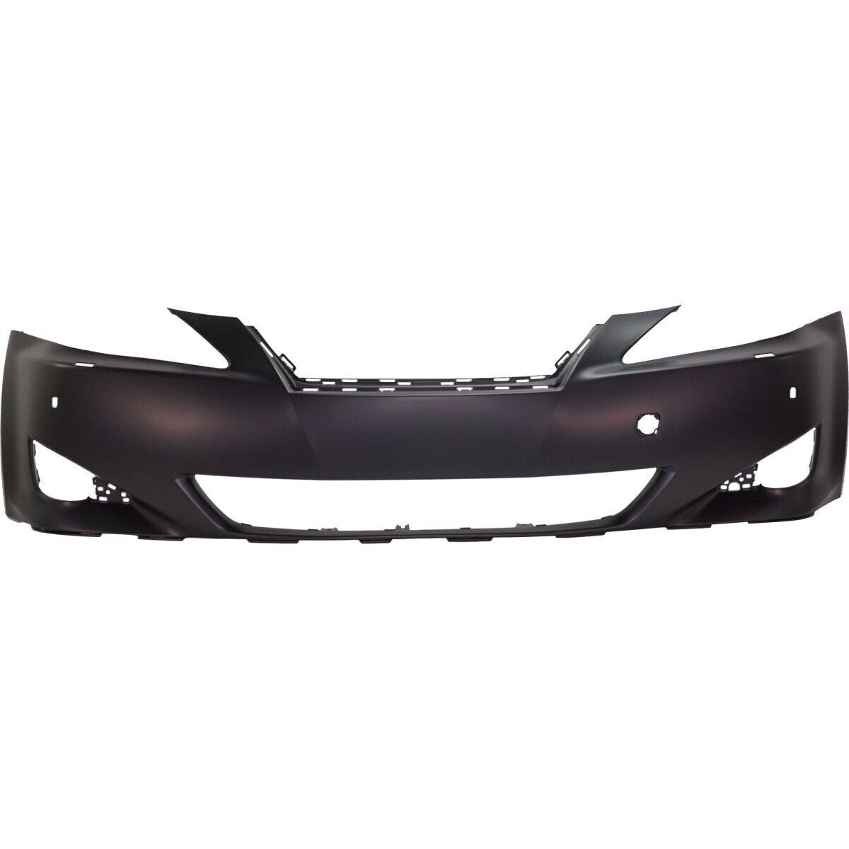 2006-2008 Lexus IS250 Sedan Front Bumper Primed With Washer Hole With Sensor , LX1000160. Replacement part ready for install.