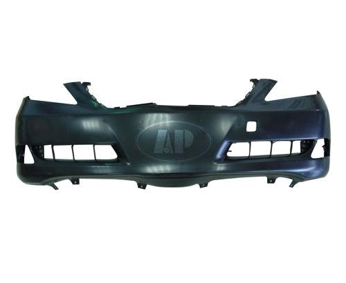 2007-2009 Lexus LS460 Front Bumper Primed Without Sensor Hole , LX1000171. OEM-style replacement.