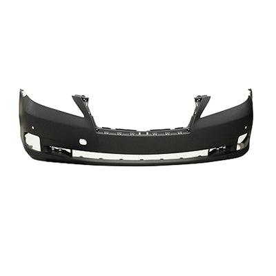 2010-2012 Lexus ES350 Front Bumper Primed With Sensor , LX1000199. Installed view for reference.