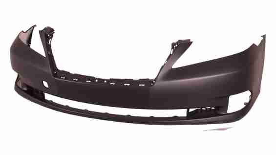 2010-2012 Lexus ES350 Front Bumper Primed Without Sensor , LX1000200. Angle view for visual reference.